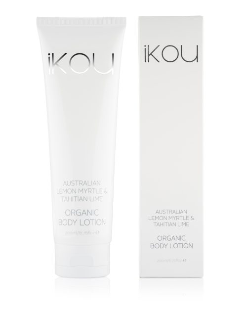 iKOU Organic Body Lotion 200ml - Lemon Myrtle & Tahitian Lime