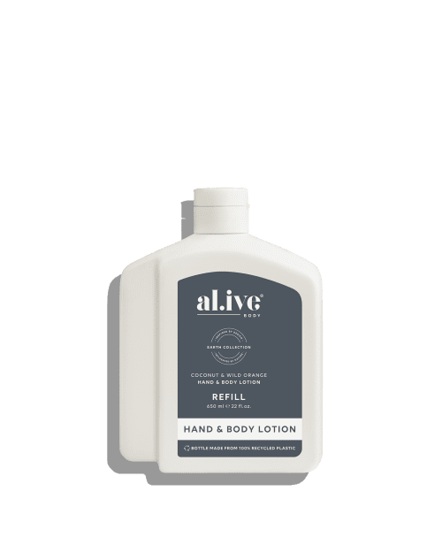 al.ive Lotion Refill 650ml - Coconut & Wild Orange