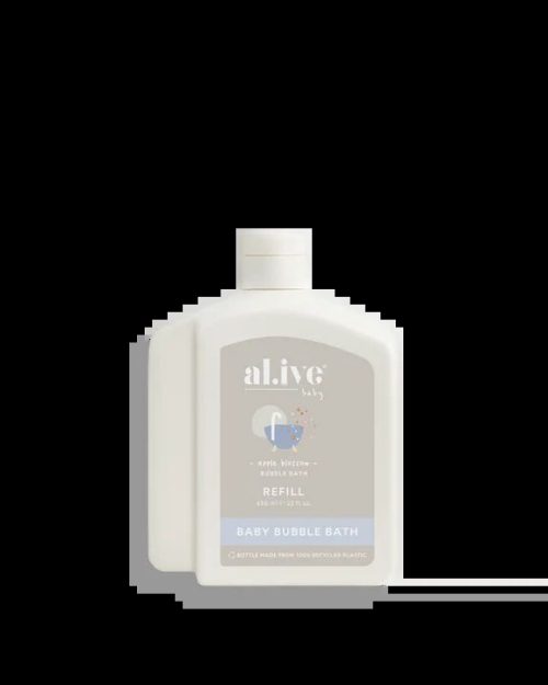 al.ive Baby Bubble Bath Refill 650ml - Apple Blossom
