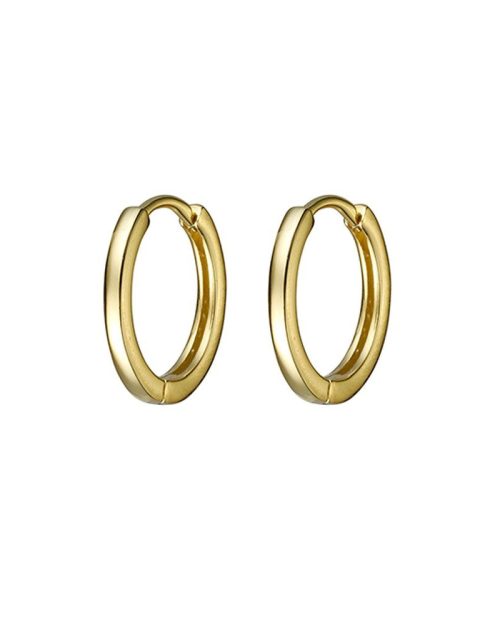 Gold Huggie Earring 8mm
