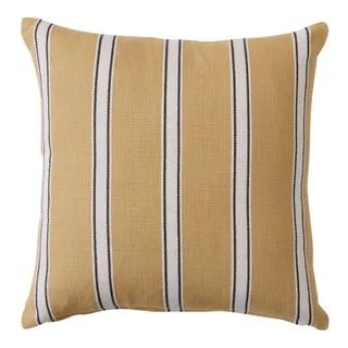 Camella Cotton Cushion Toffee/Black 50x50cm