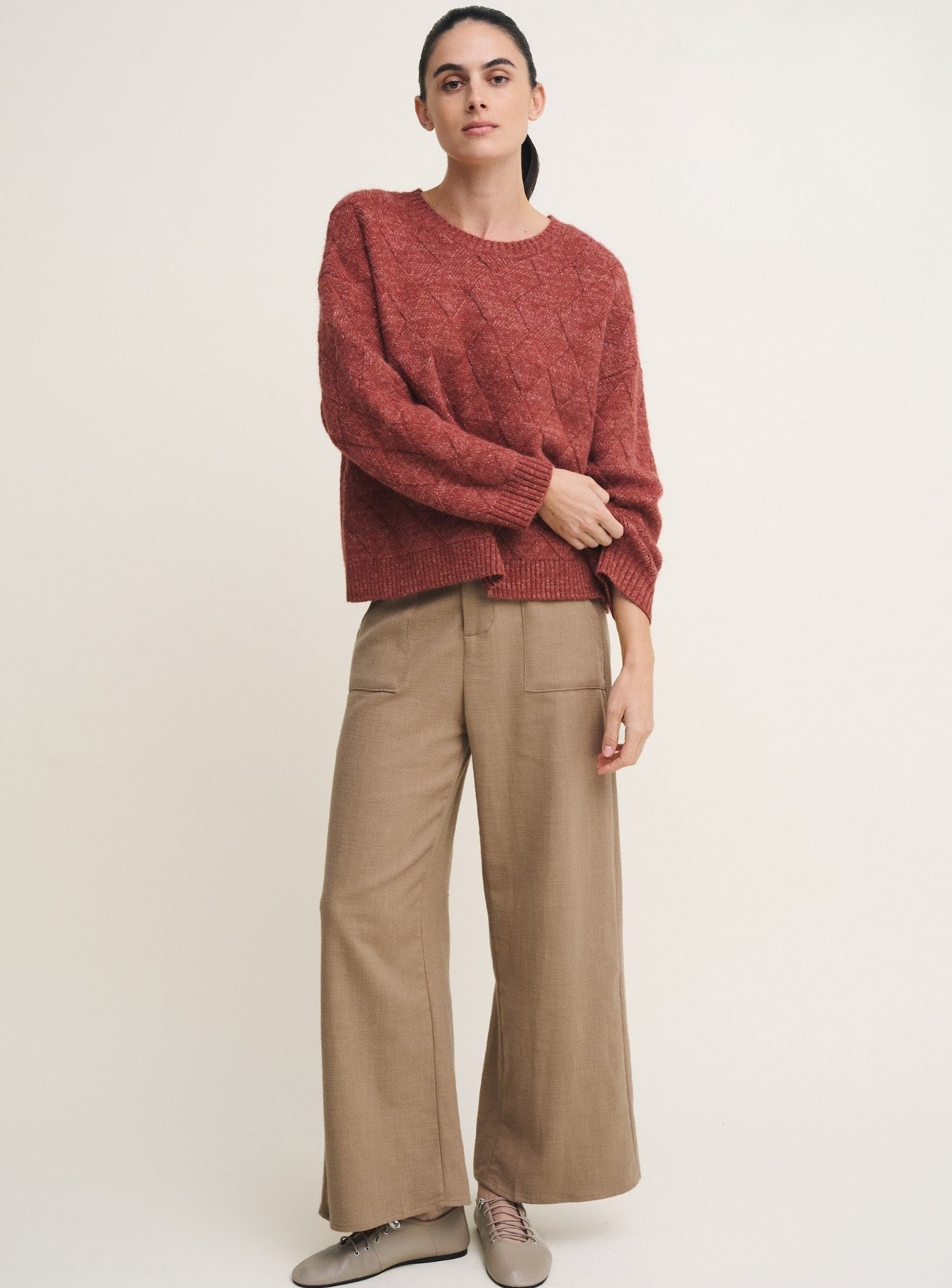 Little Lies Osaka Pants - Camel