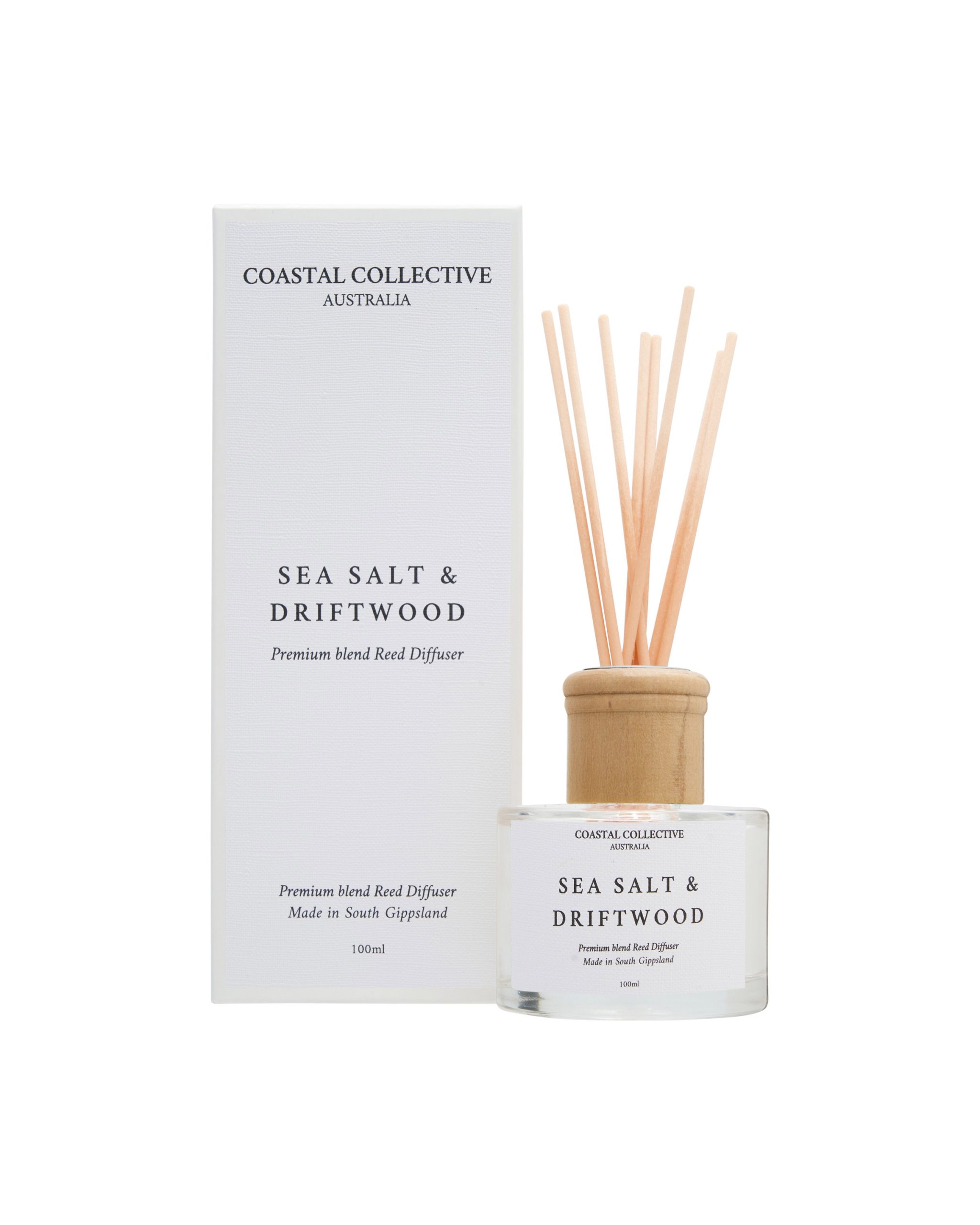 Coastal Collective Diffuser 100ml - Sea Salt & Driftwood