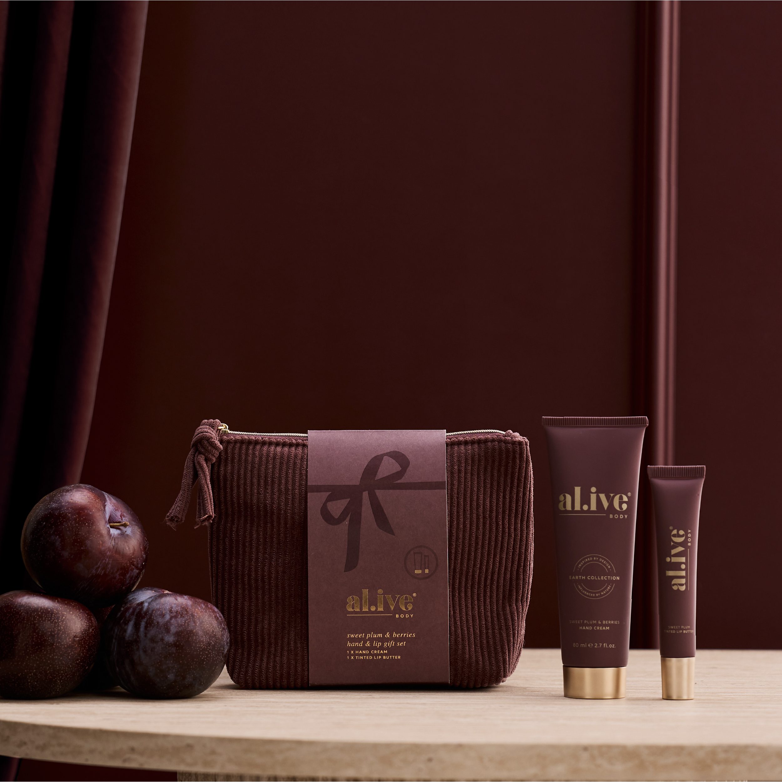 al.ive Hand & Lip Gift Set - Sweet Plum & Berries - Image 4