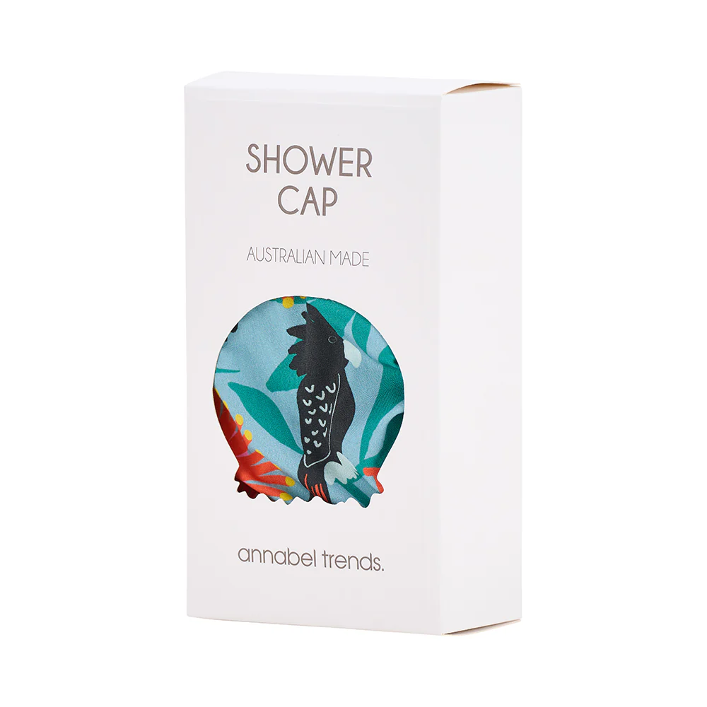 AT Shower Cap - Black Cockatoos