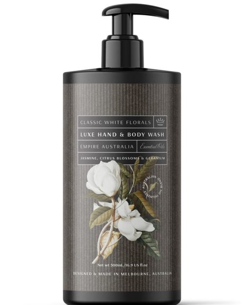 Empire Classic White Florals Hand & Body Wash 500ml