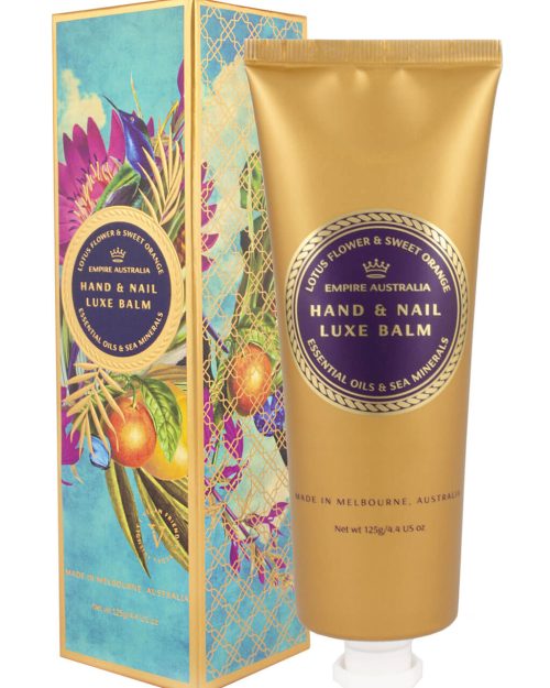 Empire Sapphire Coast Hand/Nail Balm Lotus Flower & Orange 125g
