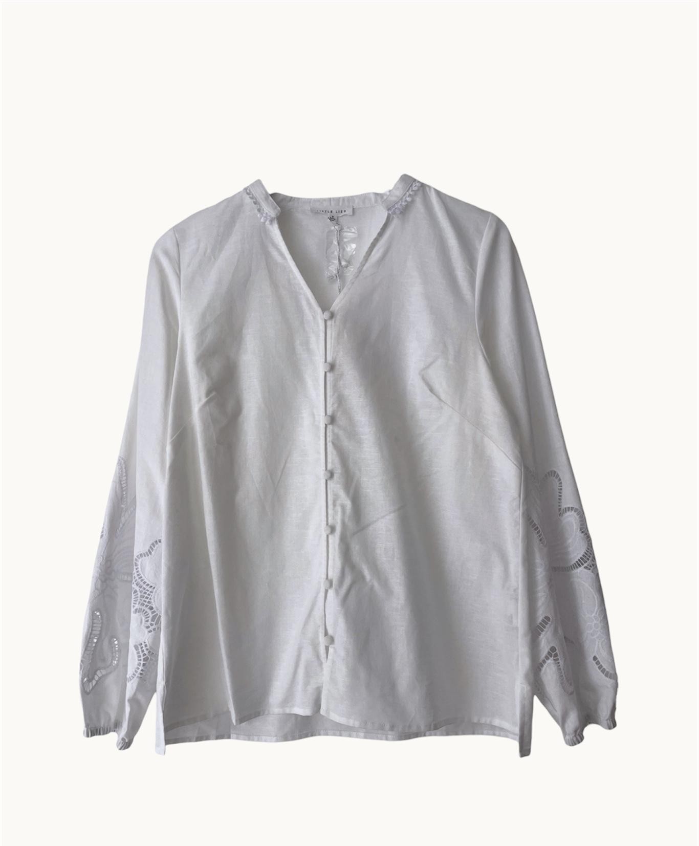 Little Lies Flora Top - White - Image 2