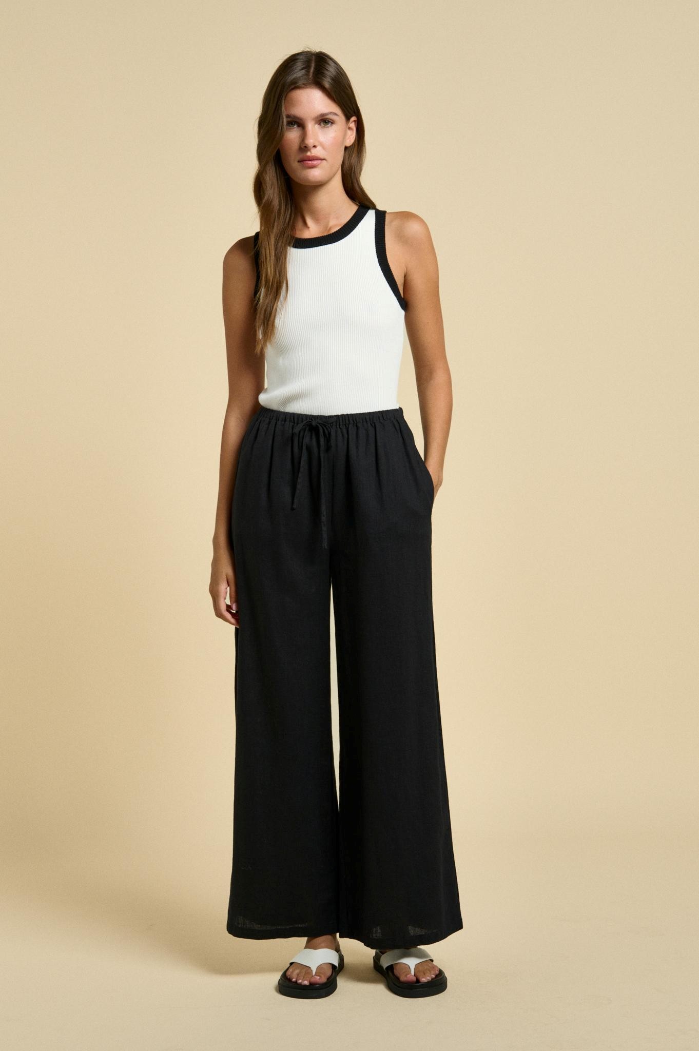 Little Lies Tara Pants - Black
