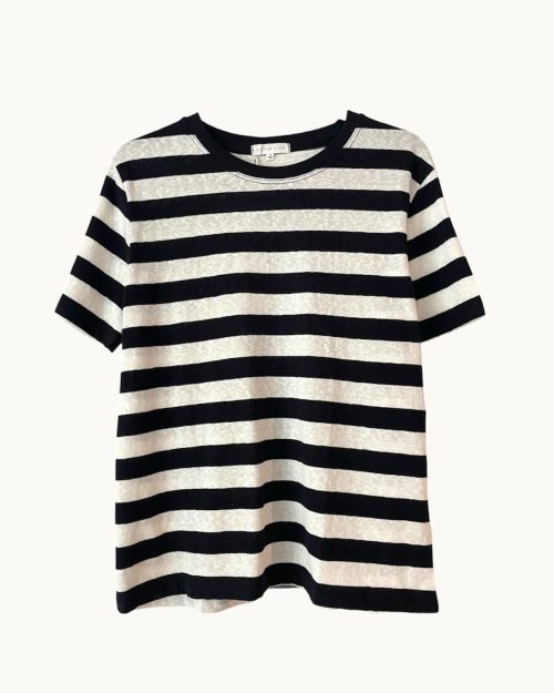 Little Lies Tilly Stripe Tee - Black Stripe