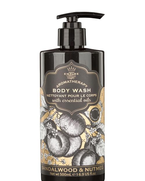 Empire Botanicals Body Wash Sandalwood & Nutmeg 500ml