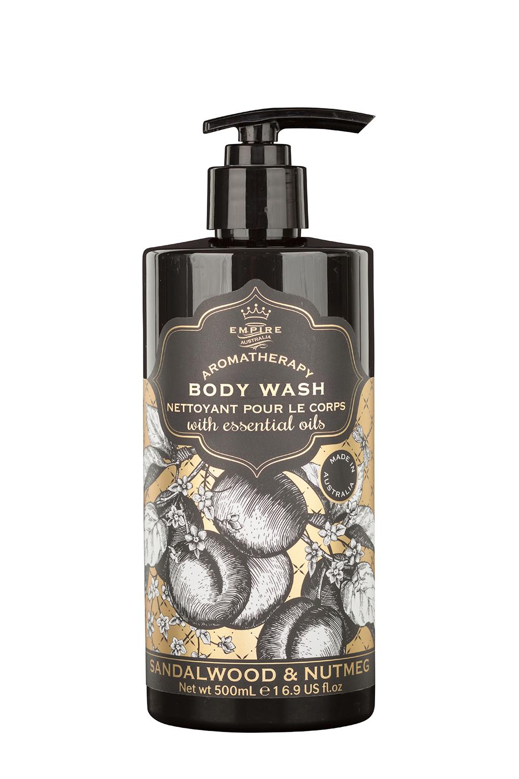 Empire Botanicals Body Wash Sandalwood & Nutmeg 500ml