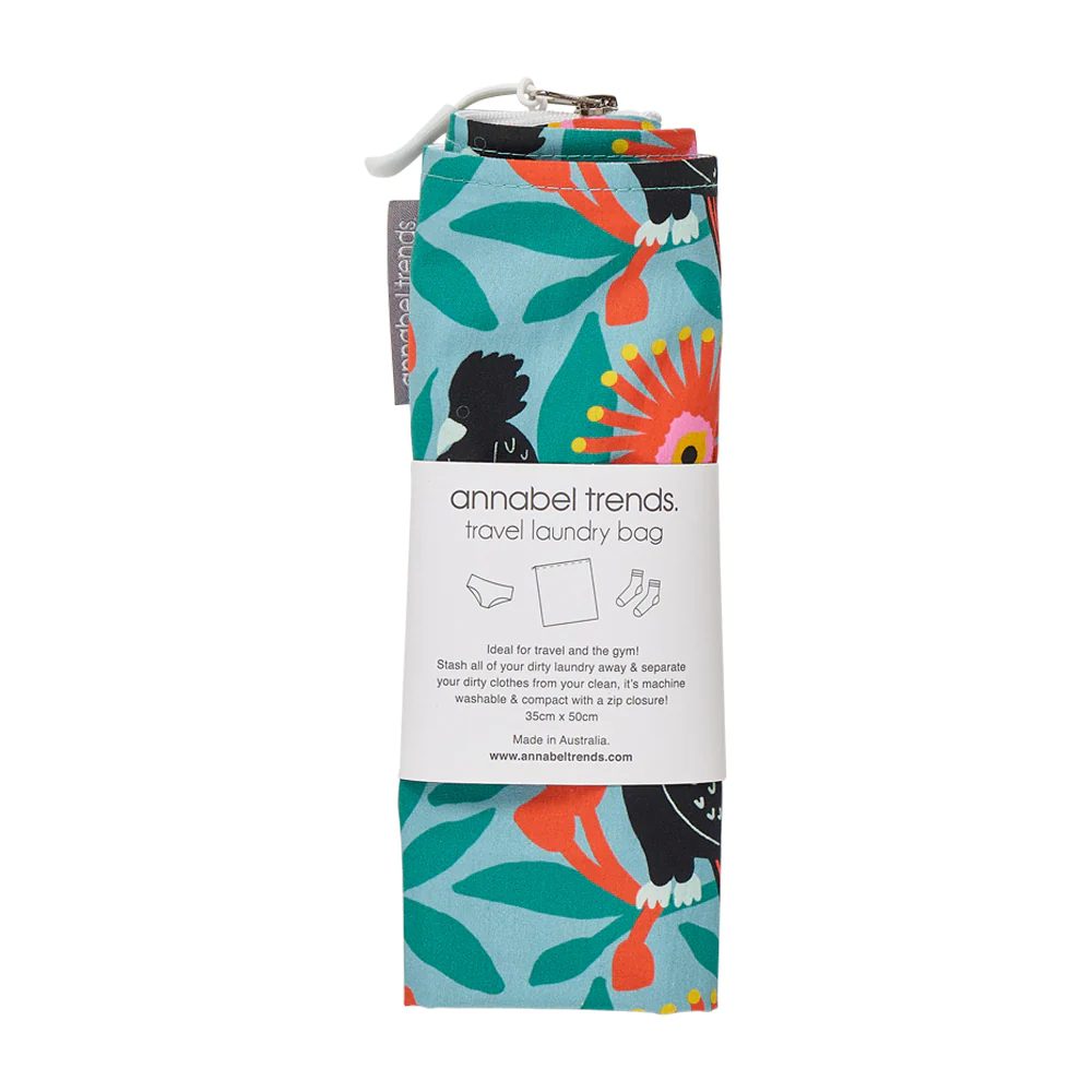 AT Laundry Bag - Black Cockatoos