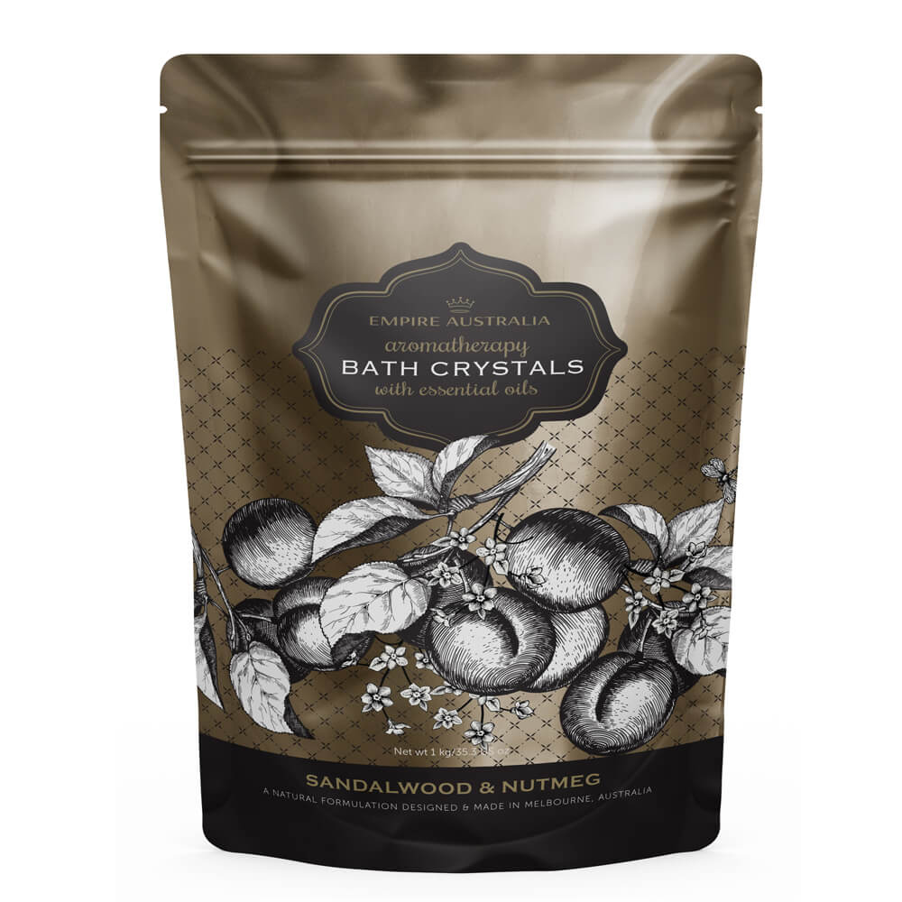 Empire Botanicals Bath Salts Sandalwood & Nutmeg 1kg