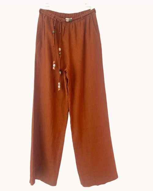 Little Lies Gigi Pants - Rust