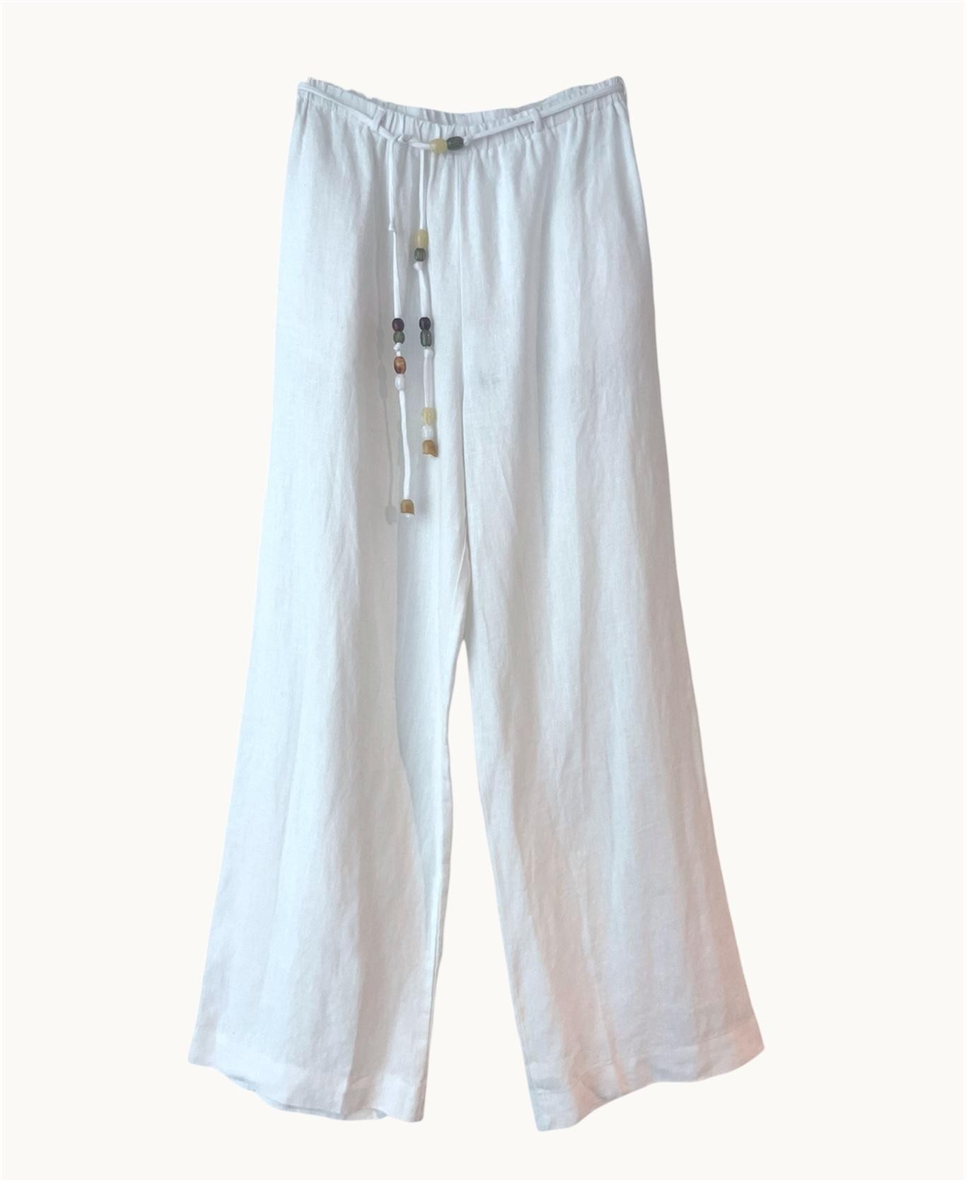 Little Lies Gigi Pants - White - Image 2