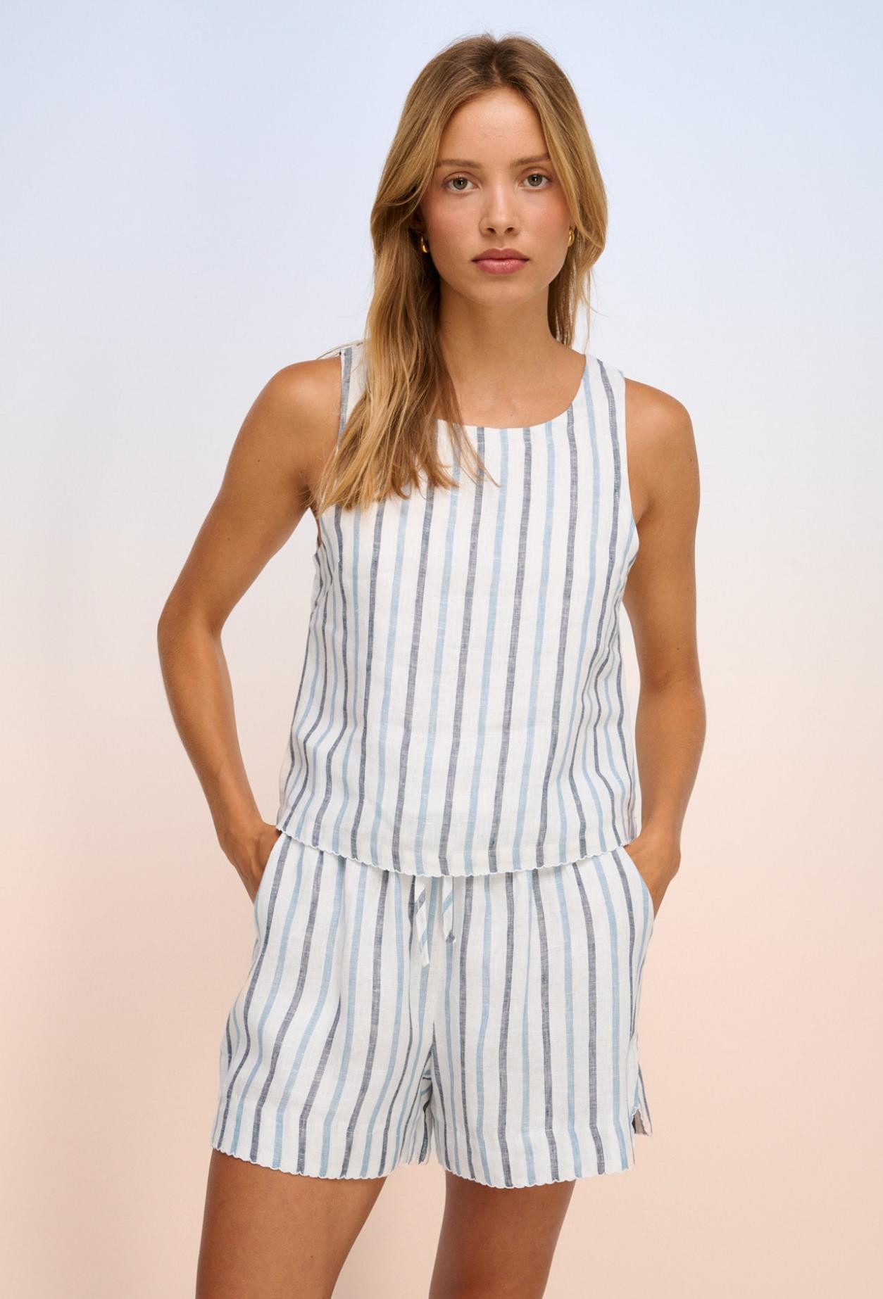 Little Lies Mattie Stripe Top
