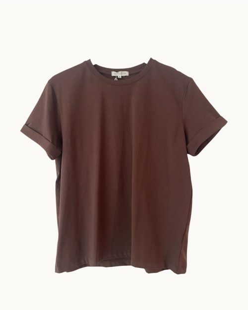 Little Lies Milos Tee - Chocolate