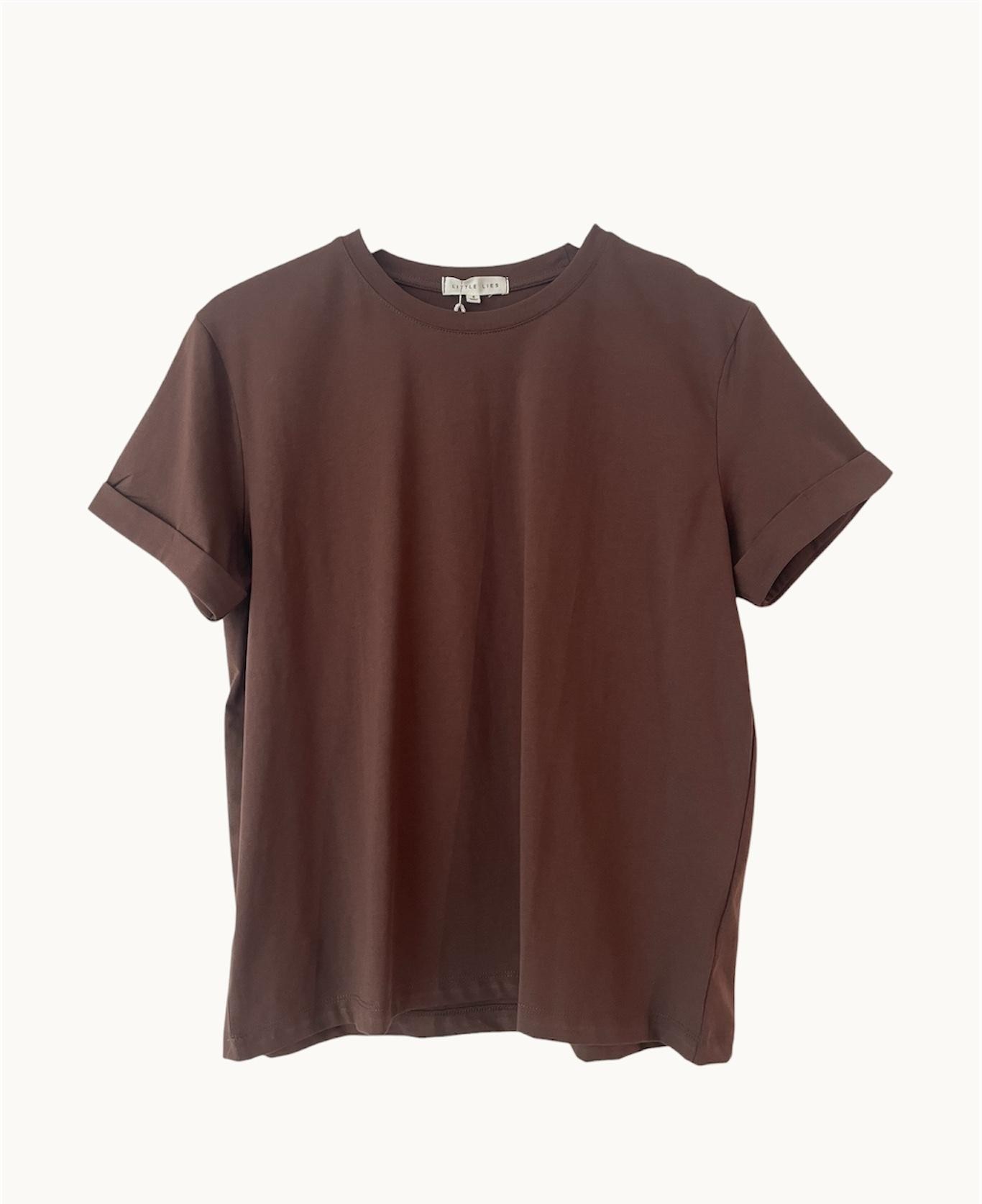 Little Lies Milos Tee - Chocolate