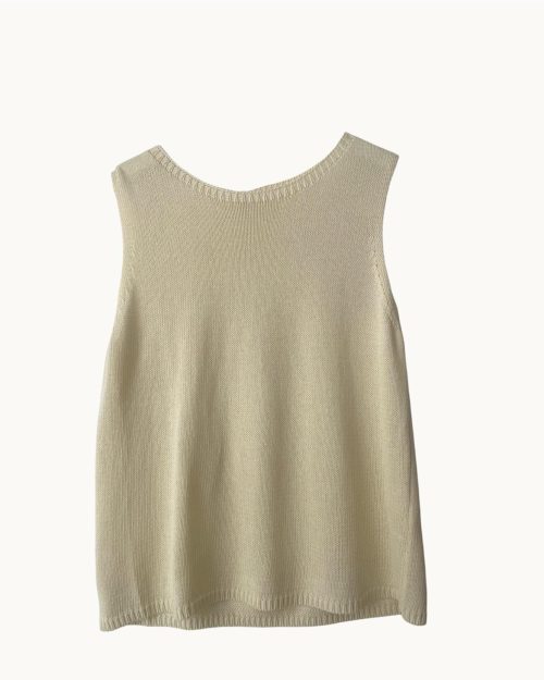 Little Lies Spring Tank - Cream
