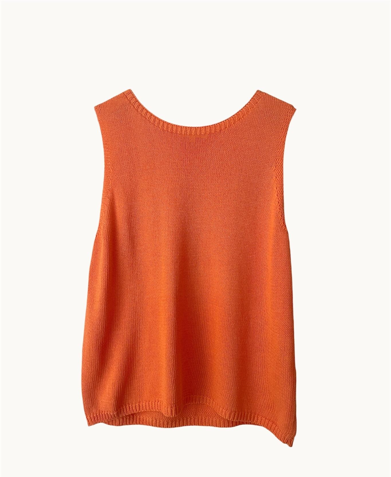 Little Lies Spring Tank - Orange