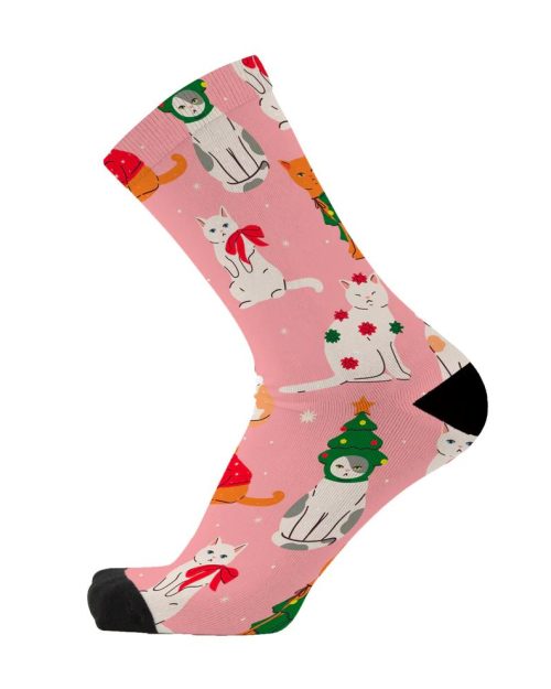 Socks - Xmas Kitties Unisex