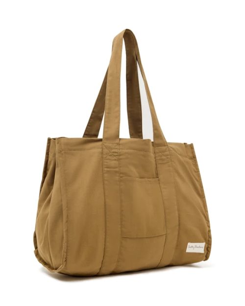 Salty Shadows Hemp/Cotton Market Bag Brown