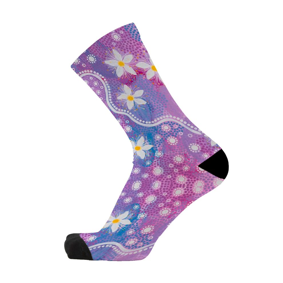 Socks - Lemon Myrtle Flowers Unisex