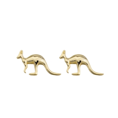 Gold Kangaroo Stud Earring
