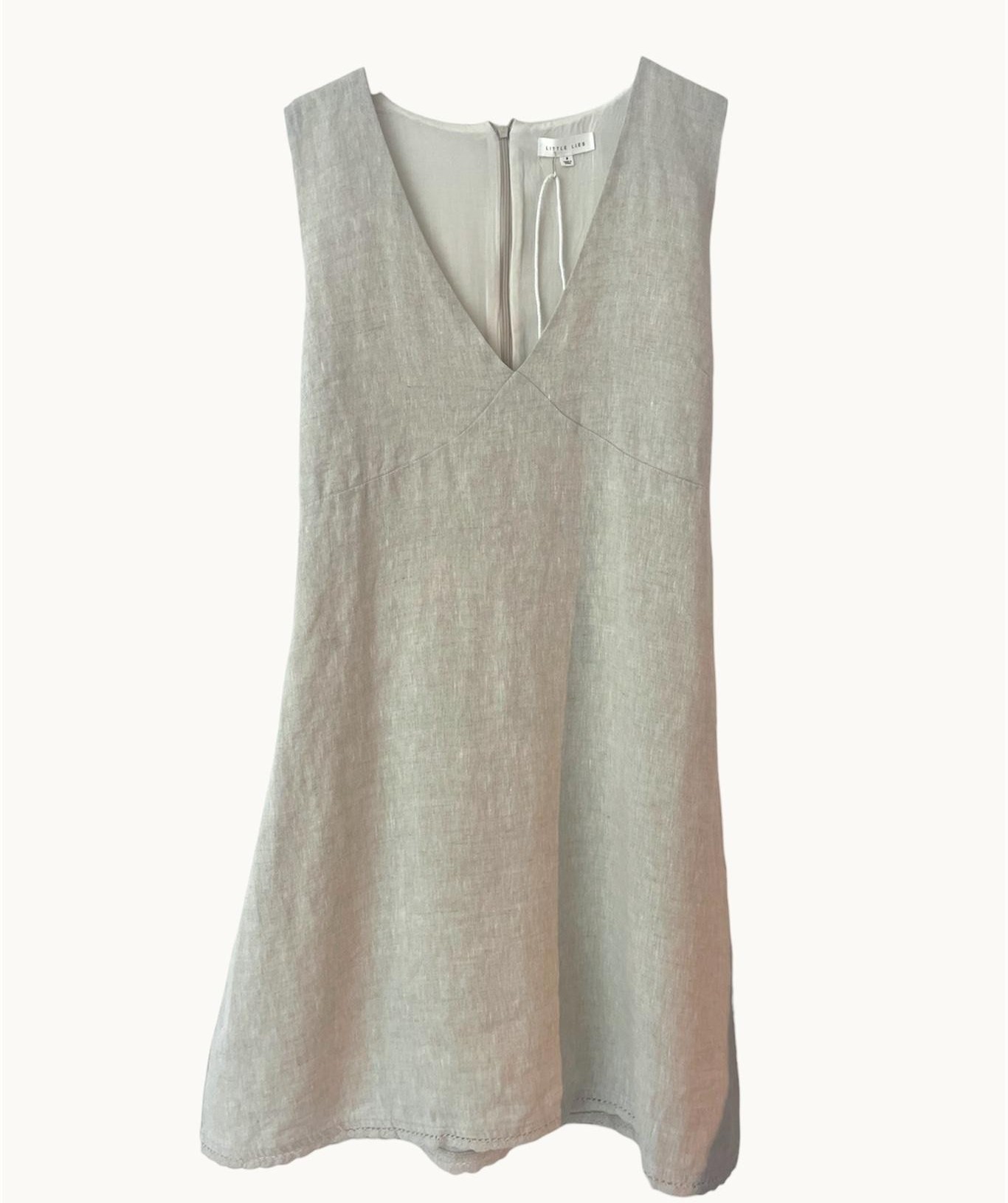 Little Lies Crochet Trim Dress Natural The Shed Luxe Little Lies Crochet Trim Dress Natural The Shed Luxe