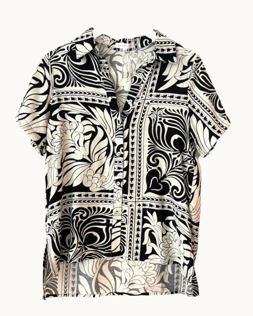 Little Lies Phoebe Shirt - Black
