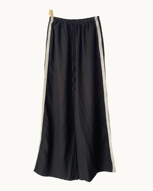 Little Lies Monaco Pants - Black/Natural