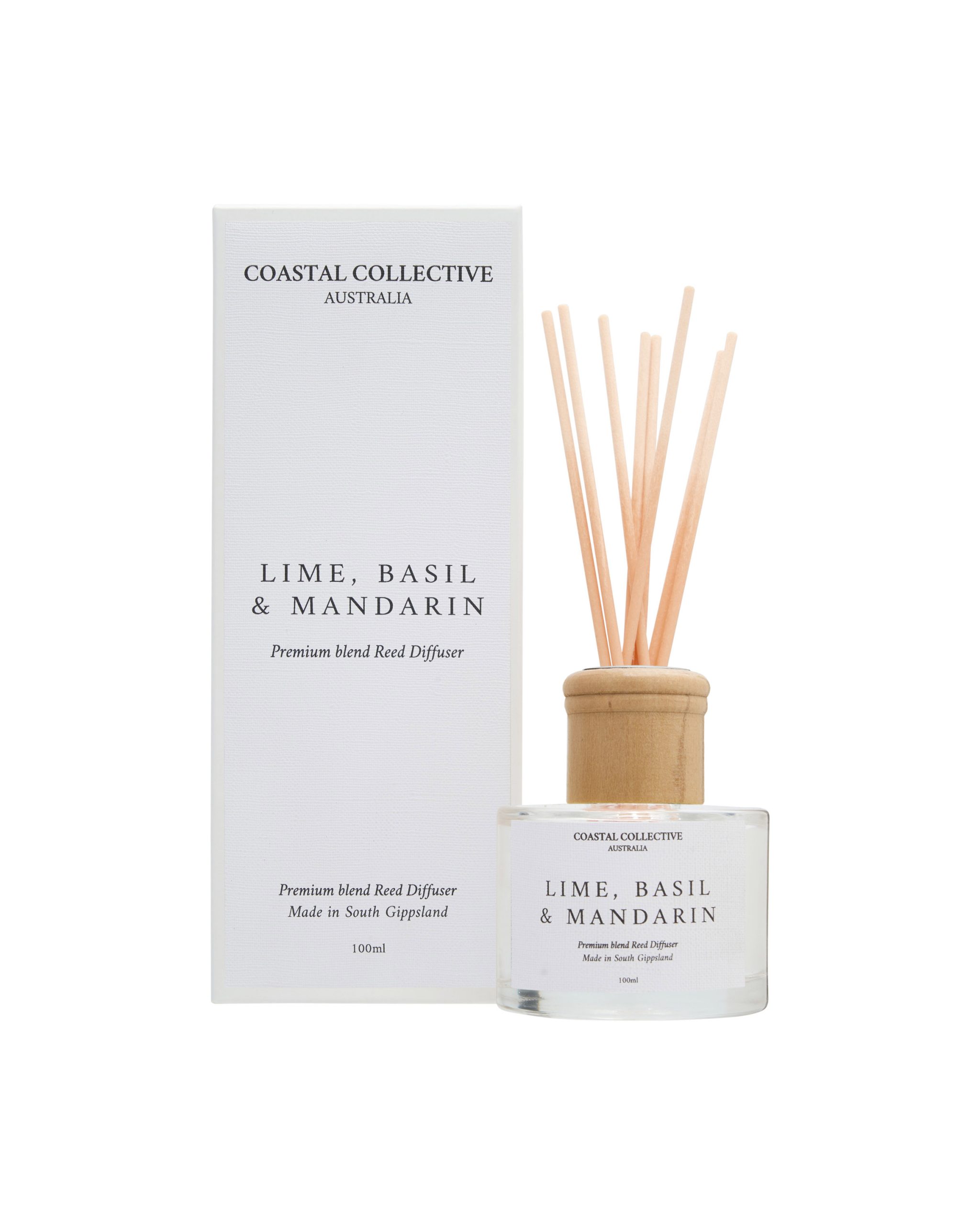 Coastal Collective Diffuser 100ml - Lime Basil Mandarin