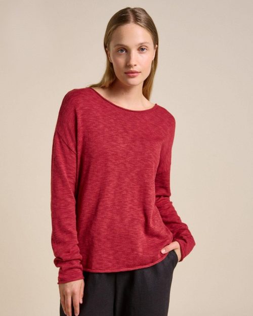 Little Lies Nellie Top - Cherry
