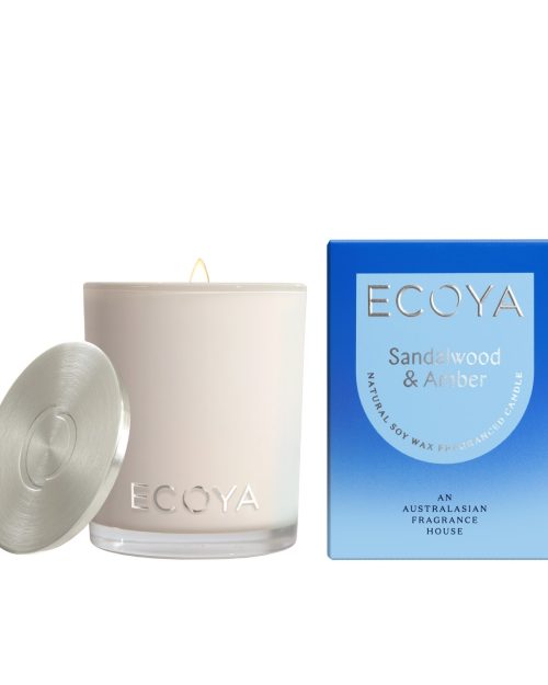 Ecoya Mini Madison Candle 80g - Sandalwood & Amber
