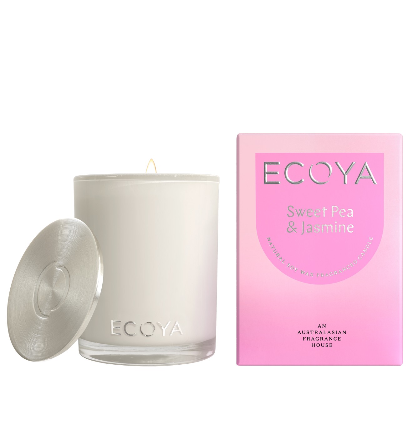 Ecoya Madison Candle 400g - Sweet Pea & Jasmine