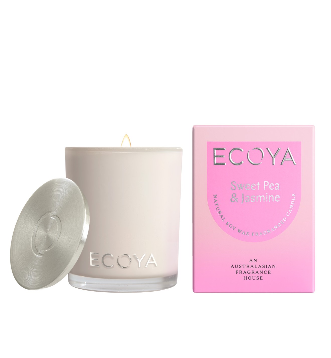 Ecoya Mini Madison Candle 80g - Sweet Pea & Jasmine
