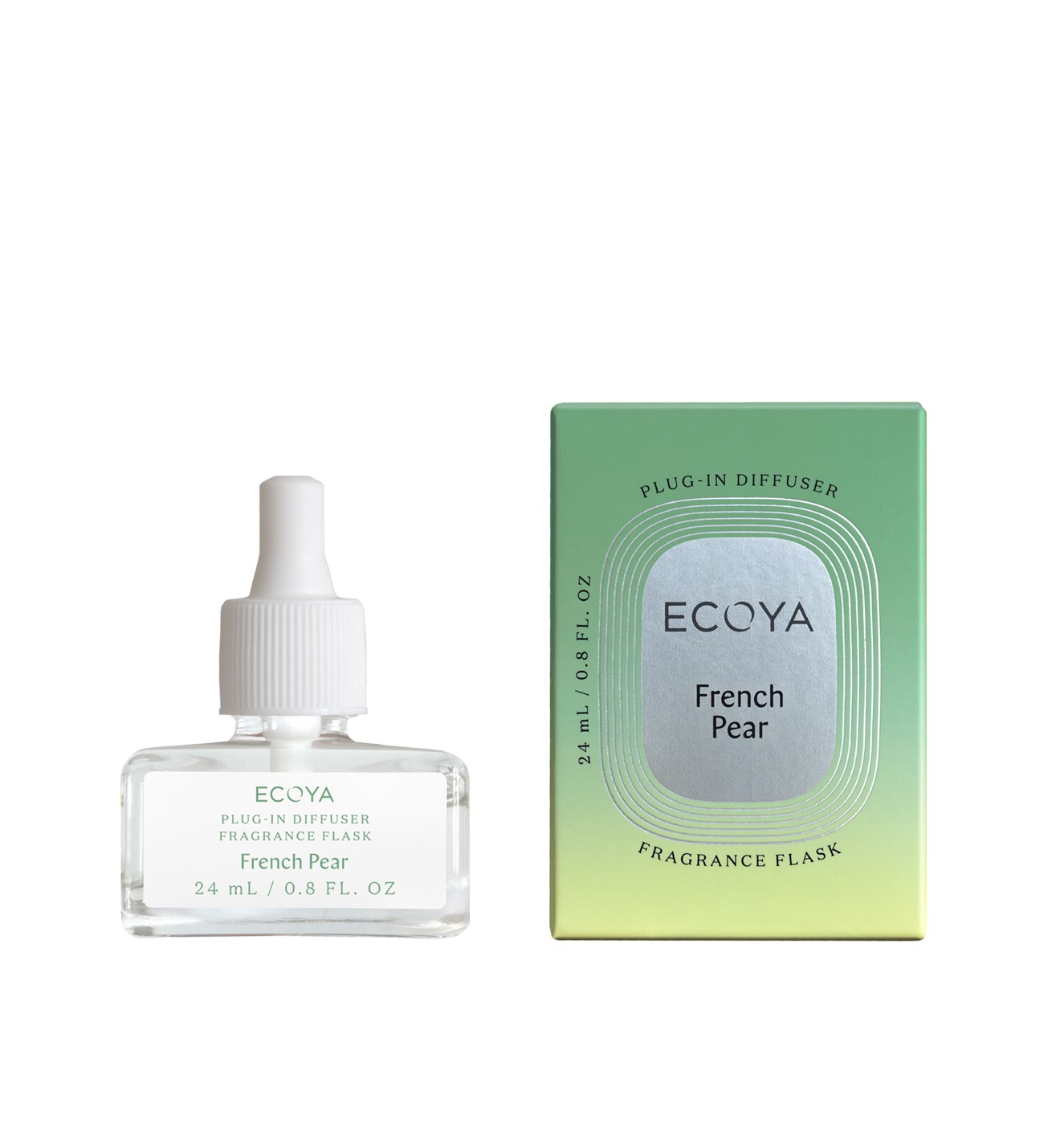 Ecoya Plug-In Diffuser Fragrance Flask - French Pear