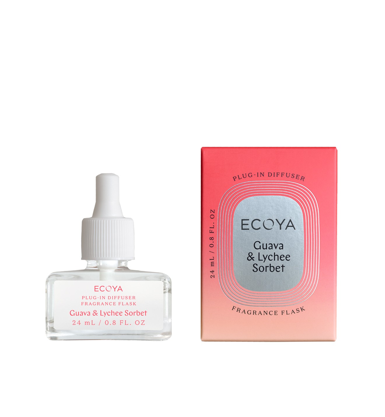 Ecoya Plug-In Diffuser Fragrance Flask - Mandarin Gin