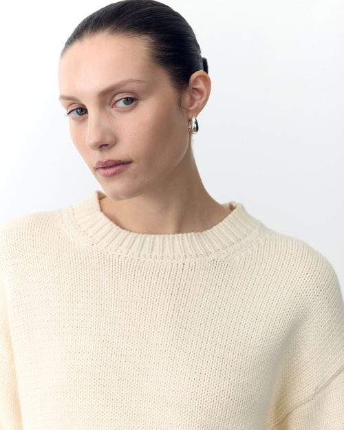 Little Lies Lauren Cotton Knit - Milk