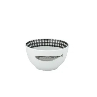 Sicilian Ceramic Bowl Black/White