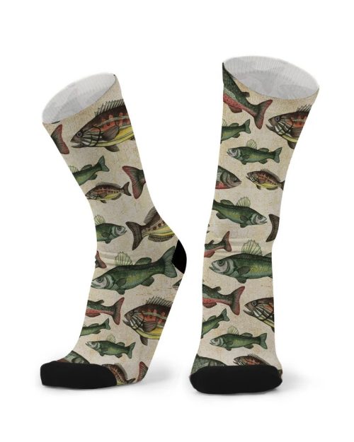 Socks - Something Fishy - Larger Fit