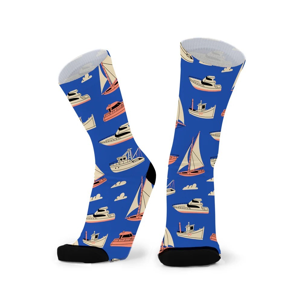 Socks - Sail Away Unisex - Larger Fit