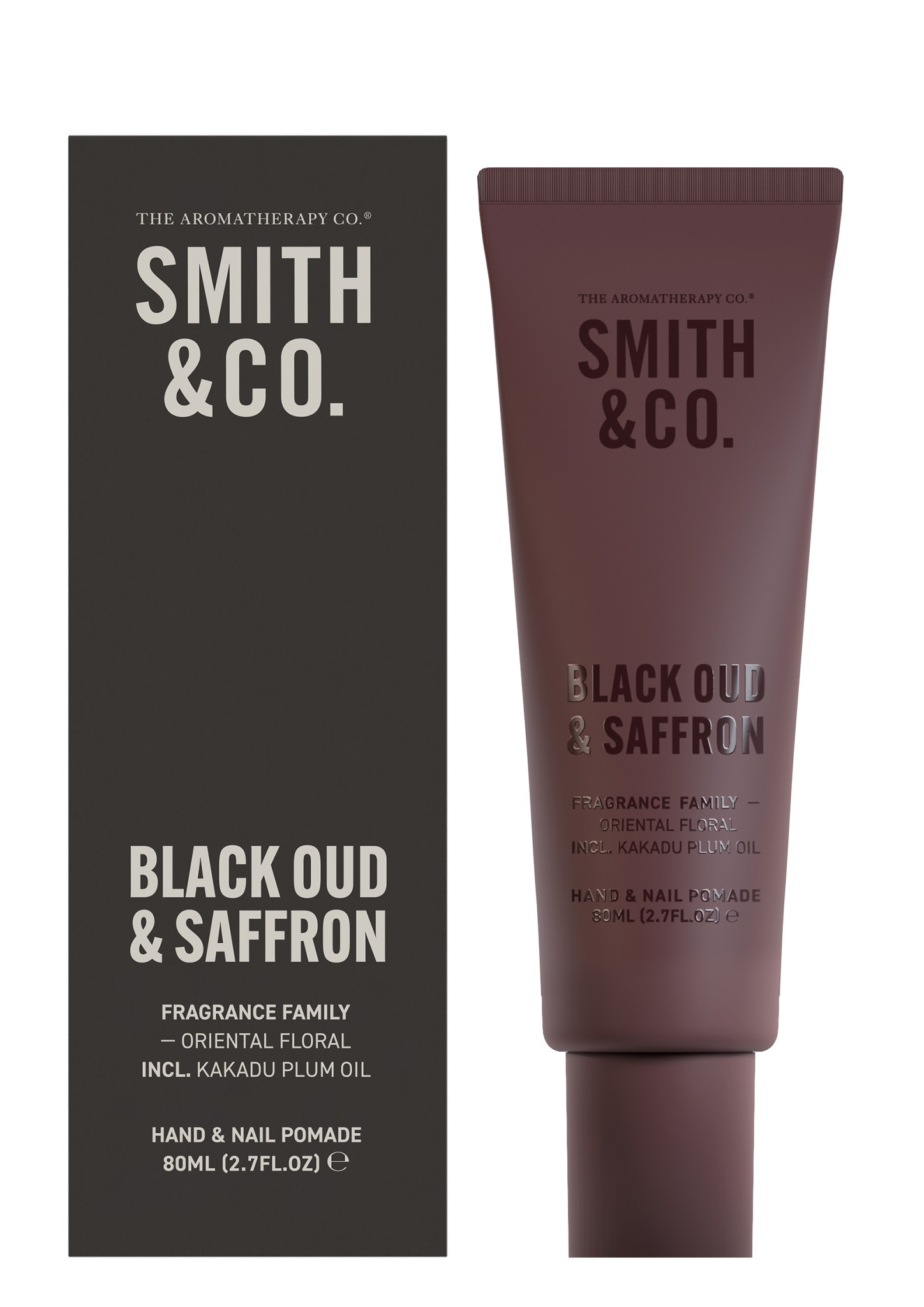 Smith & Co. Hand & Nail Pomade 80ml - Black Oud & Saffron