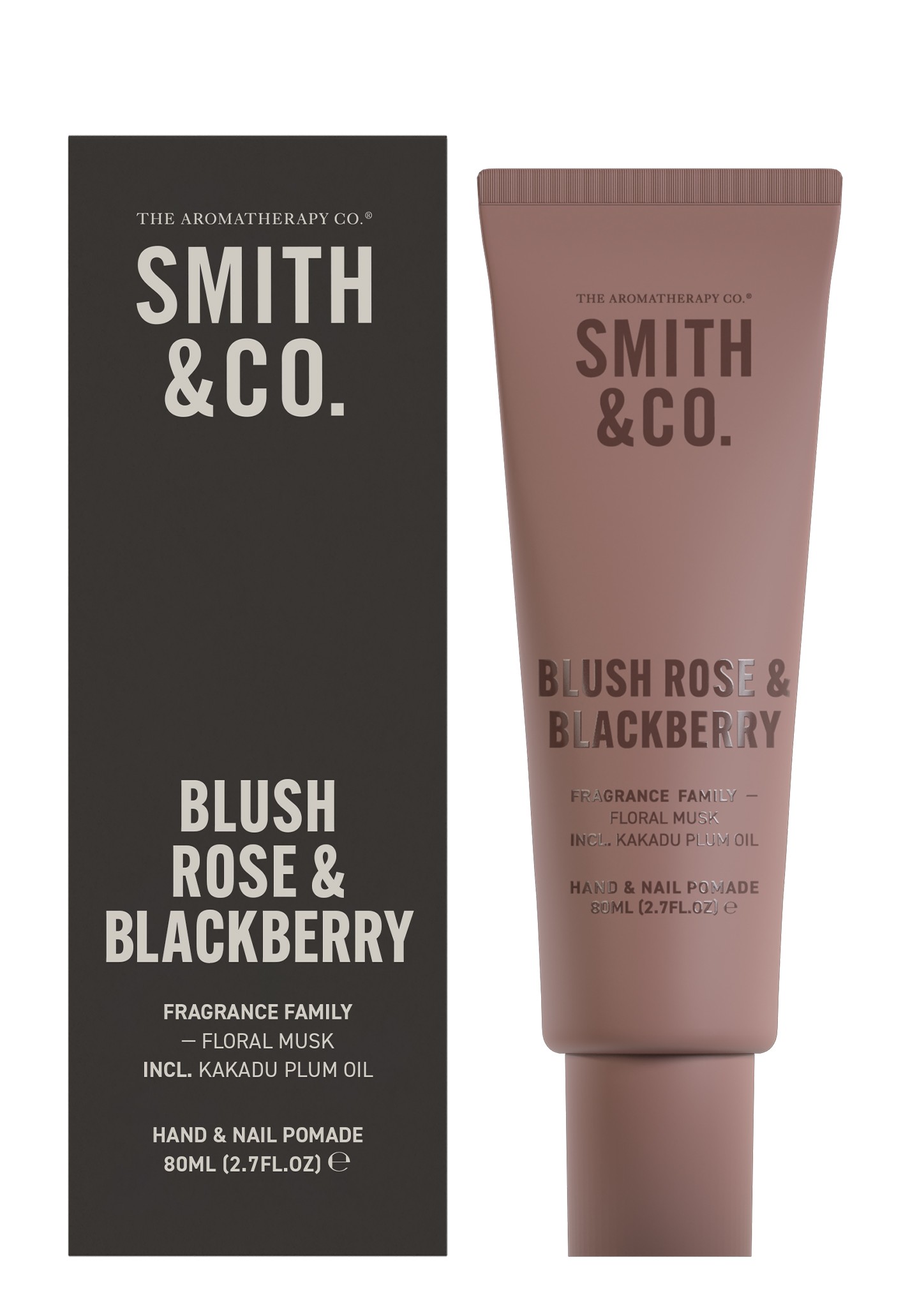 Smith & Co. Hand & Nail Pomade 80ml - Blush Rose & Blackberry