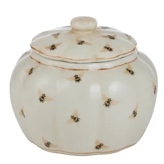 Apiary Ceramic Jar - Gold