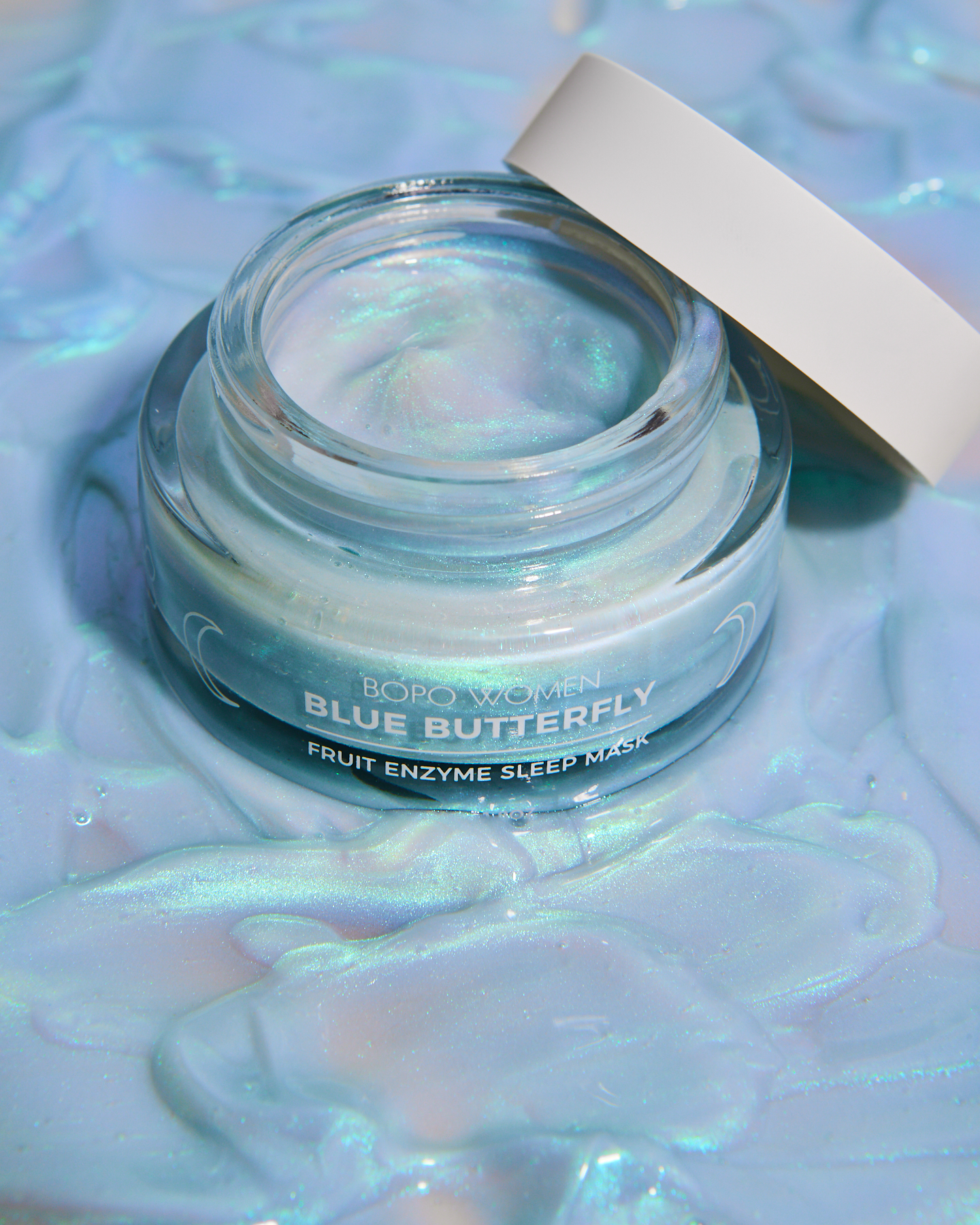 Bopo Women Blue Butterfly Enzyme Sleep Mask 50g - Image 4