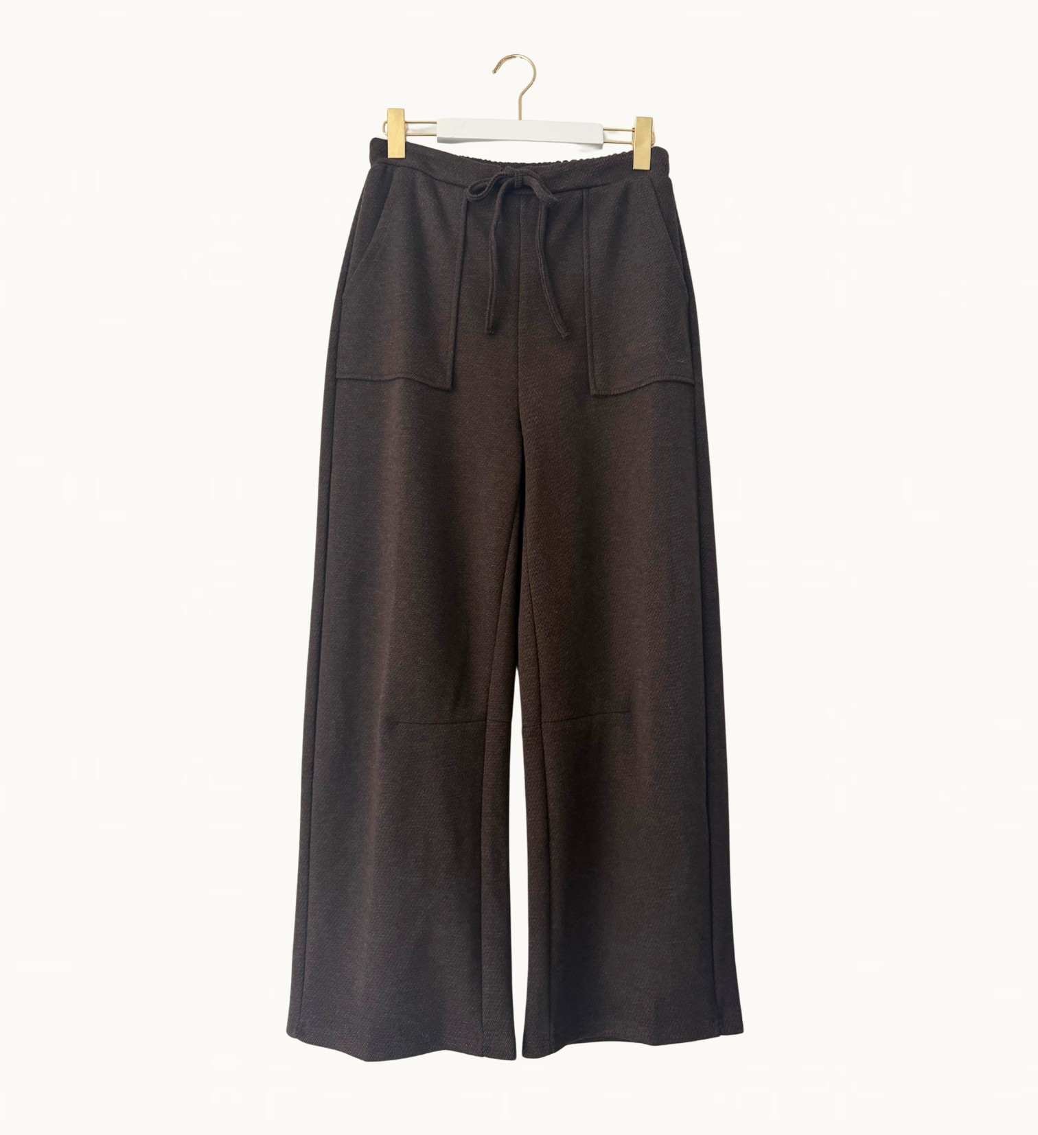 Little Lies Lenni Barrel Leg Track Pants - Espresso - Image 4