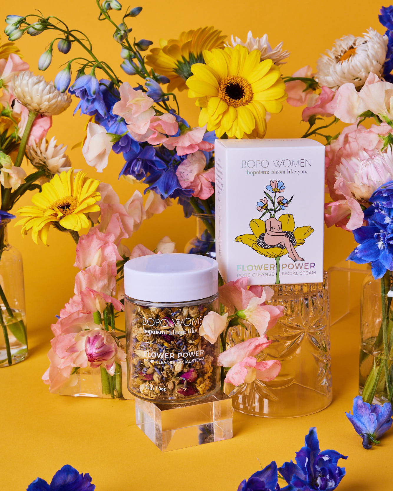 Bopo Women Flower Power Facial Steam 55g - Image 2