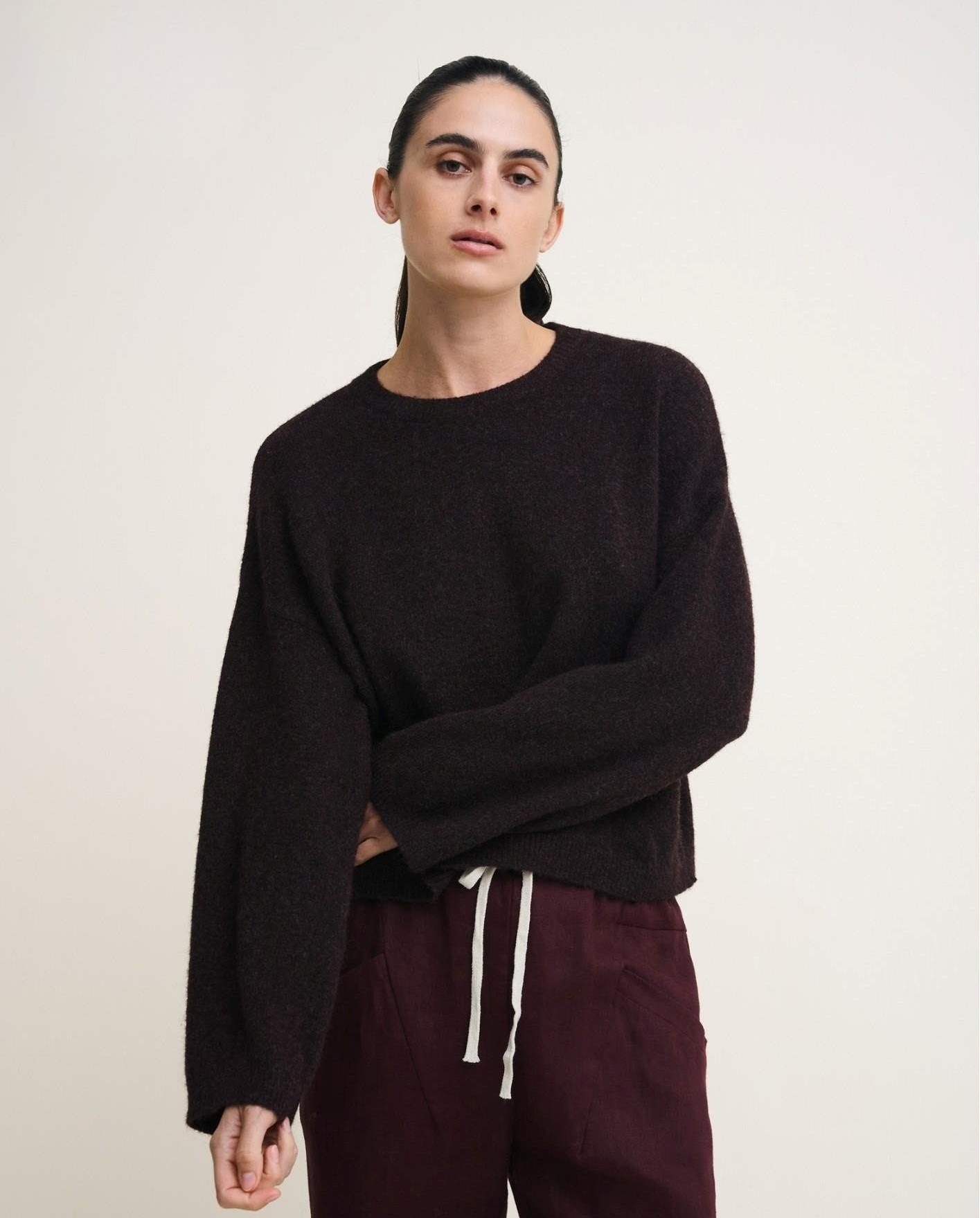 Little Lies Otto Knit - Rich Chocolate